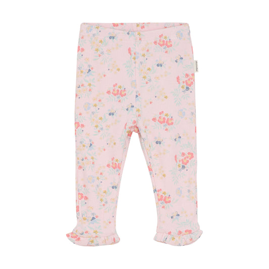Minymo - All Over Print Ribbed Leggings