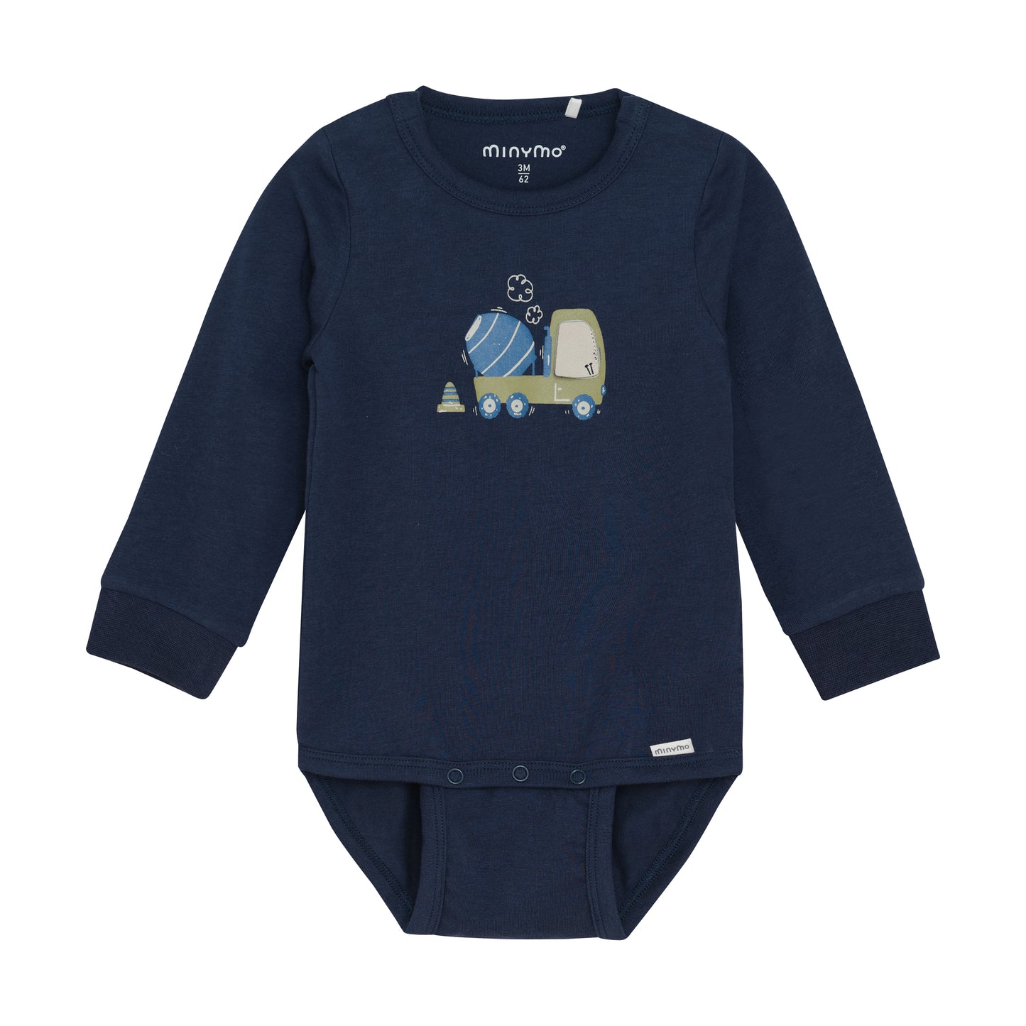 Minymo - Long Sleeve 3D Onesie - 3M