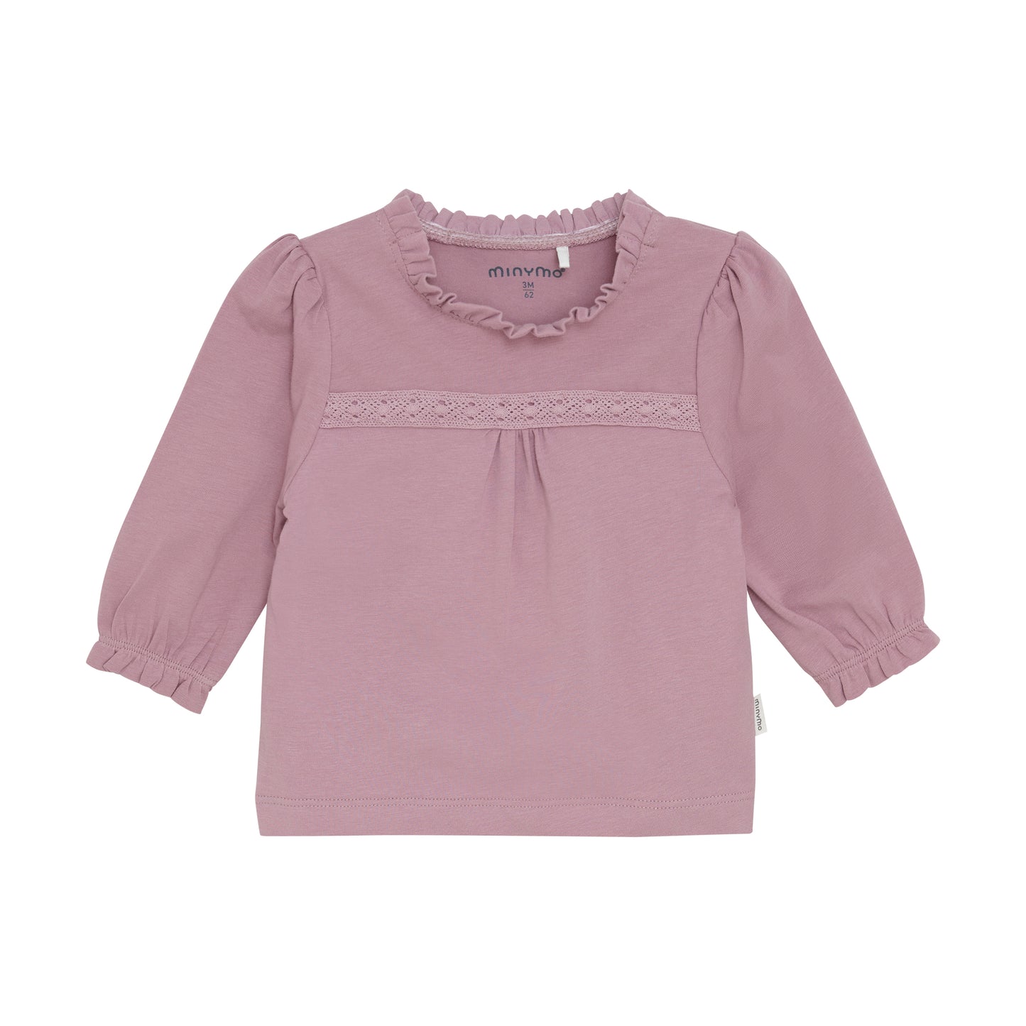 Minymo - Lace Applique Blouse - 3M