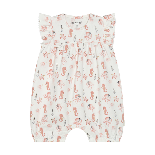 Minymo - Sea Creatures All Over Print Romper