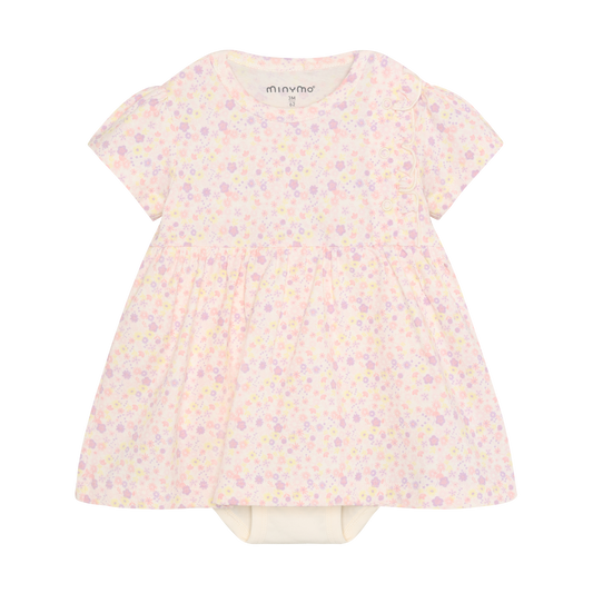 Minymo - All Over Print Infant Romper Dress