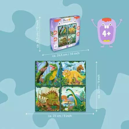 Ravensburger - Puzzle Up: Dinosaurs Puzzle Set