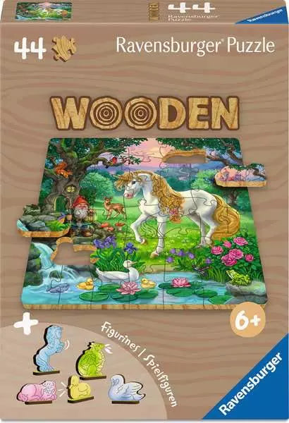 Ravensburger - Wooden Puzzle: Magical Unicorn 44 pcs