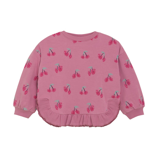 Minymo - Cherry All Over Print Sweatshirt