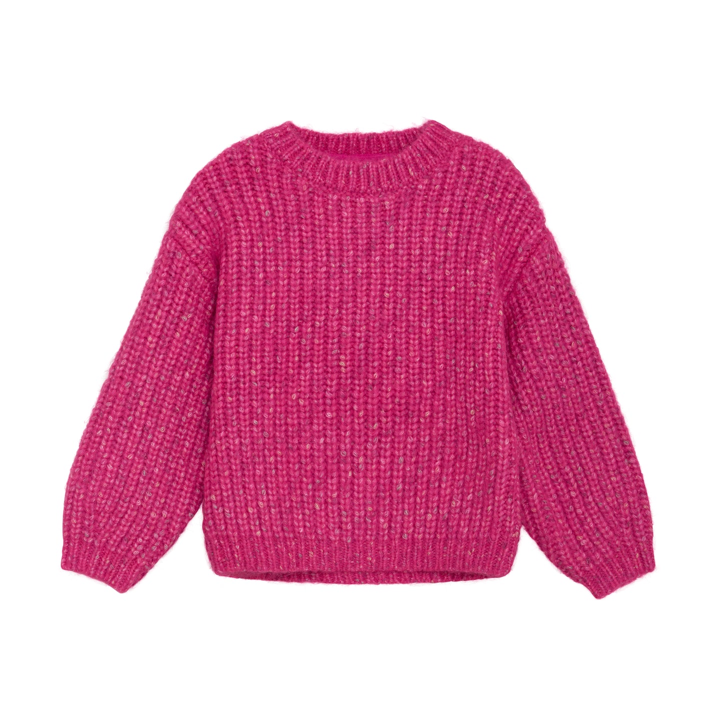 Minymo - Fuschia Fedora Knit Pullover Sweater
