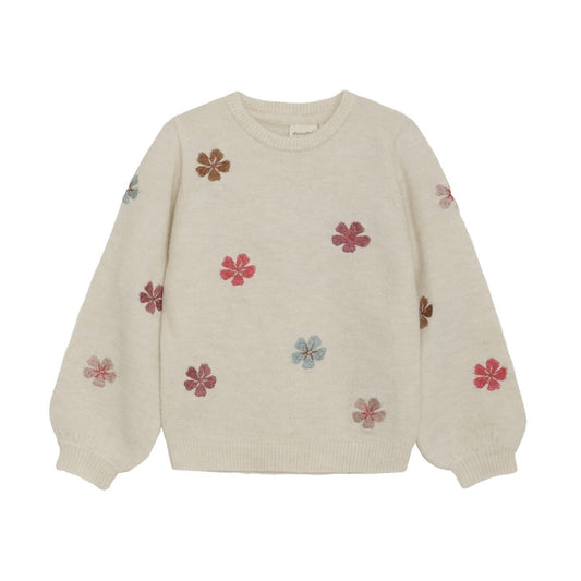 Minymo Infant/kid Girl Pullover Knit (White) - 110