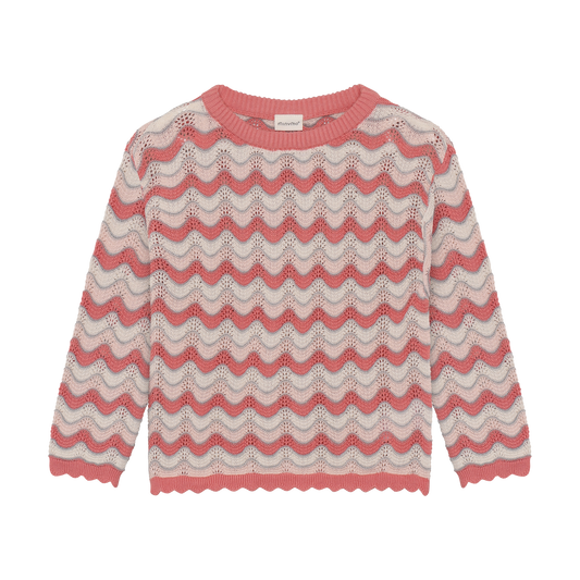 Minymo - Knit Pullover Sweatshirt - 5Y