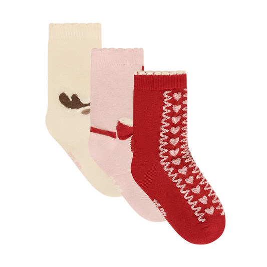 Minymo - Cotton Christmas Socks 3 Pack