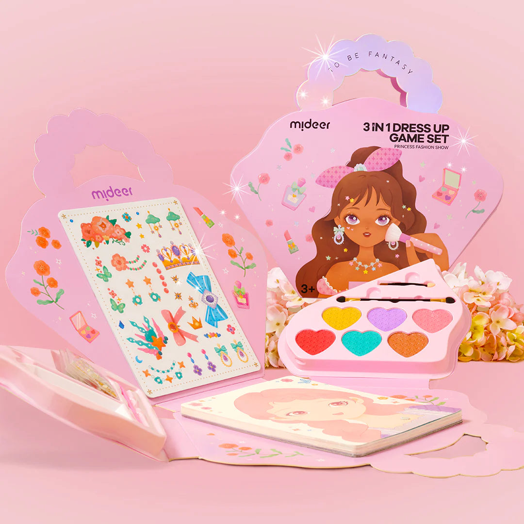 Mideer - 3-in-1 Dress Up Game Set: Princess Fashion Show