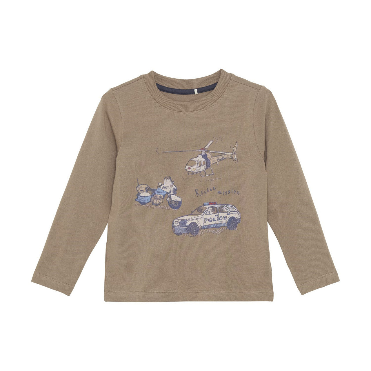Minymo - Long Sleeve Rescue Vehicle T-shirt LS - 5 years