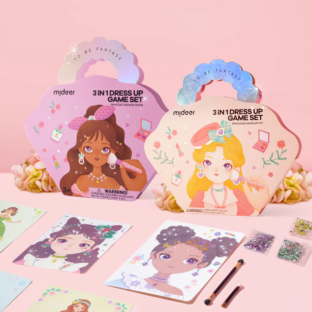 Mideer - 3-in-1 Dress Up Game Set: Princess Fashion Show