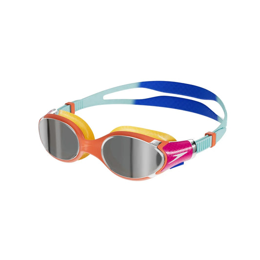 Speedo - Biofuse 2.0 Mirror Junior Swim Goggles - Orange/Blue (6-14Y)