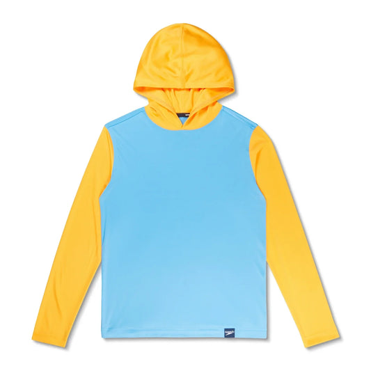 Speedo - Long Sleeve Hooded Swim Shirt Peel Yellow