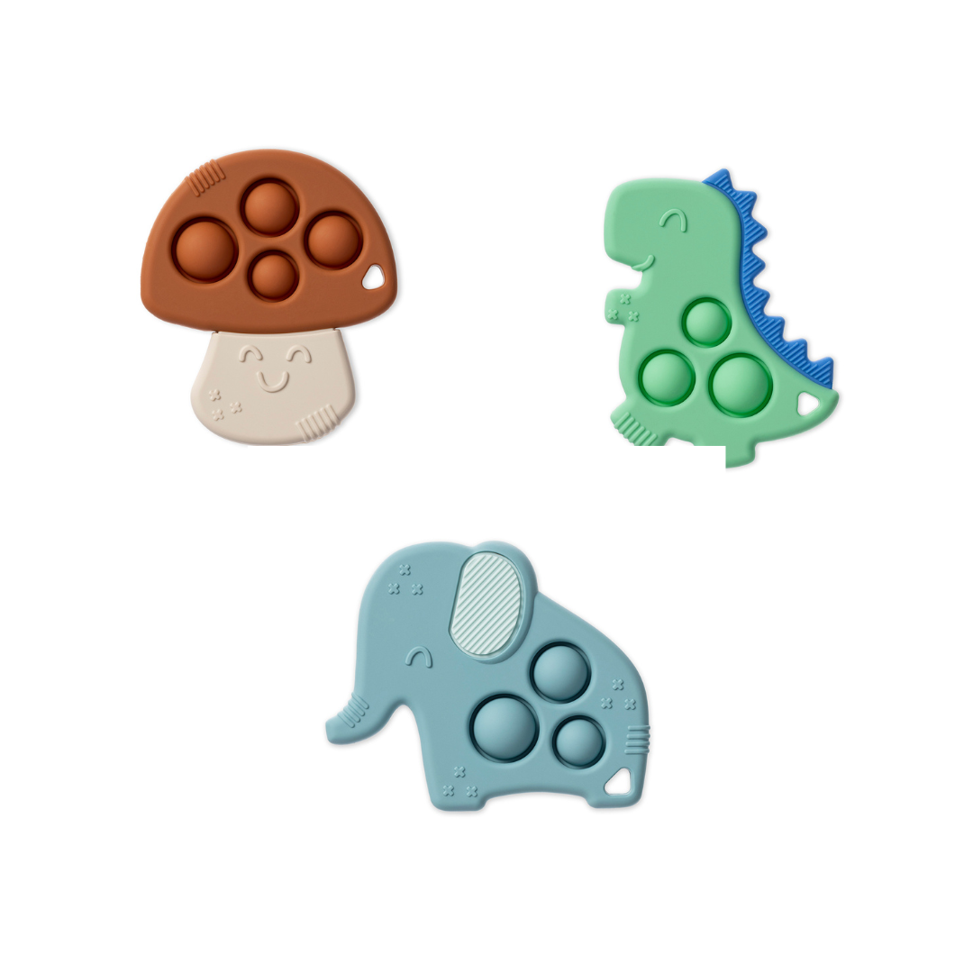 Itzy Ritzy - Itzy Pop Sensory Popper Toy: Green Dino
