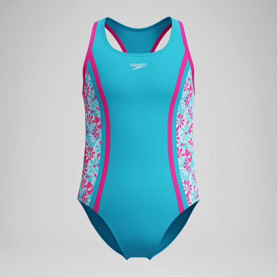 Speedo - Spliced Racerback One Piece Swimsuit