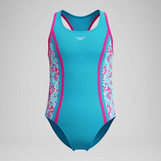 Speedo - Spliced Racerback One Piece Swimsuit