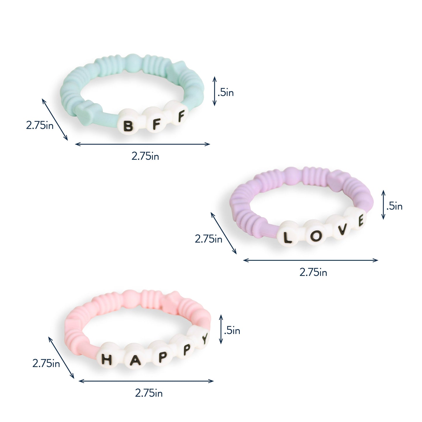 Itzy Ritzy - Bitzy Bands Silcone Teething Ring