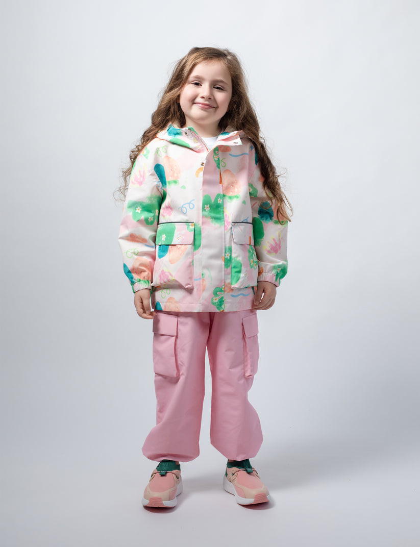 Walking Pi - Little Stanley Fleece Lined Rain Jacket
