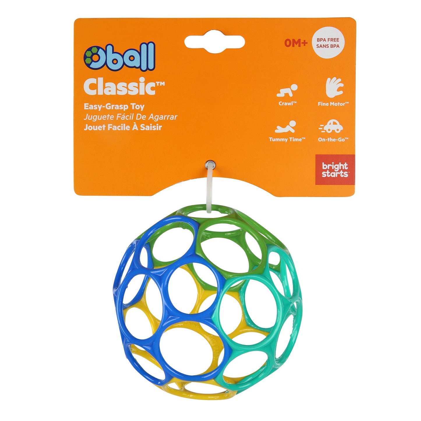 BRIGHT START - 4 Oball -  Blue Green