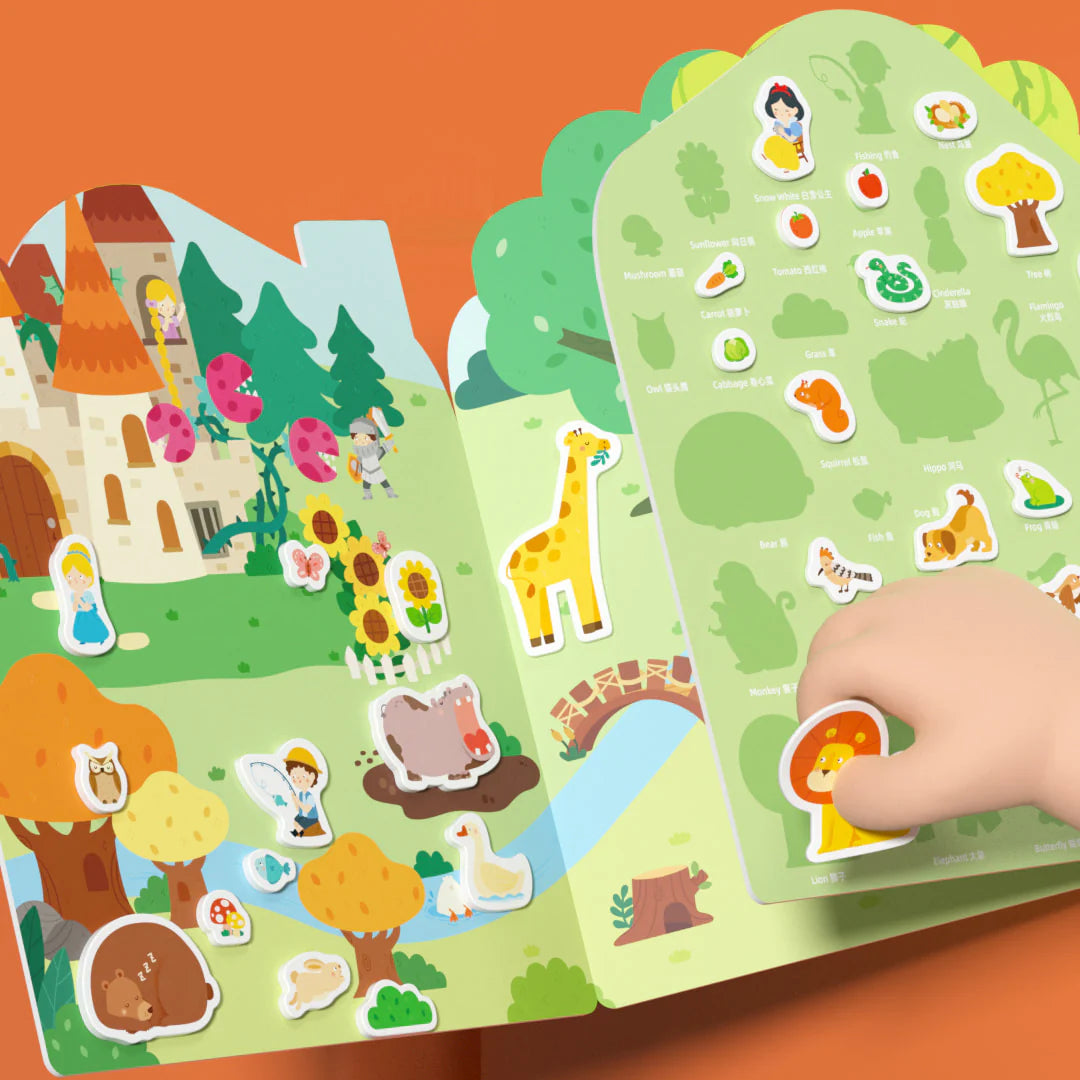 Mideer - Reusable Jelly Sticker Activity Book