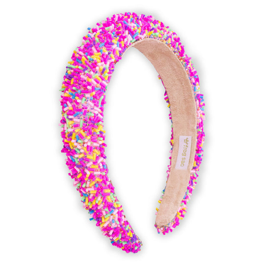 Frog Sac - Padded Sprinkles Headband - Confetti Hair Band