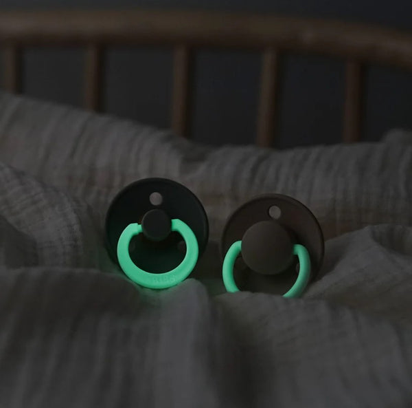 BIBS - Original Glow Latex Pacifier 2 pack