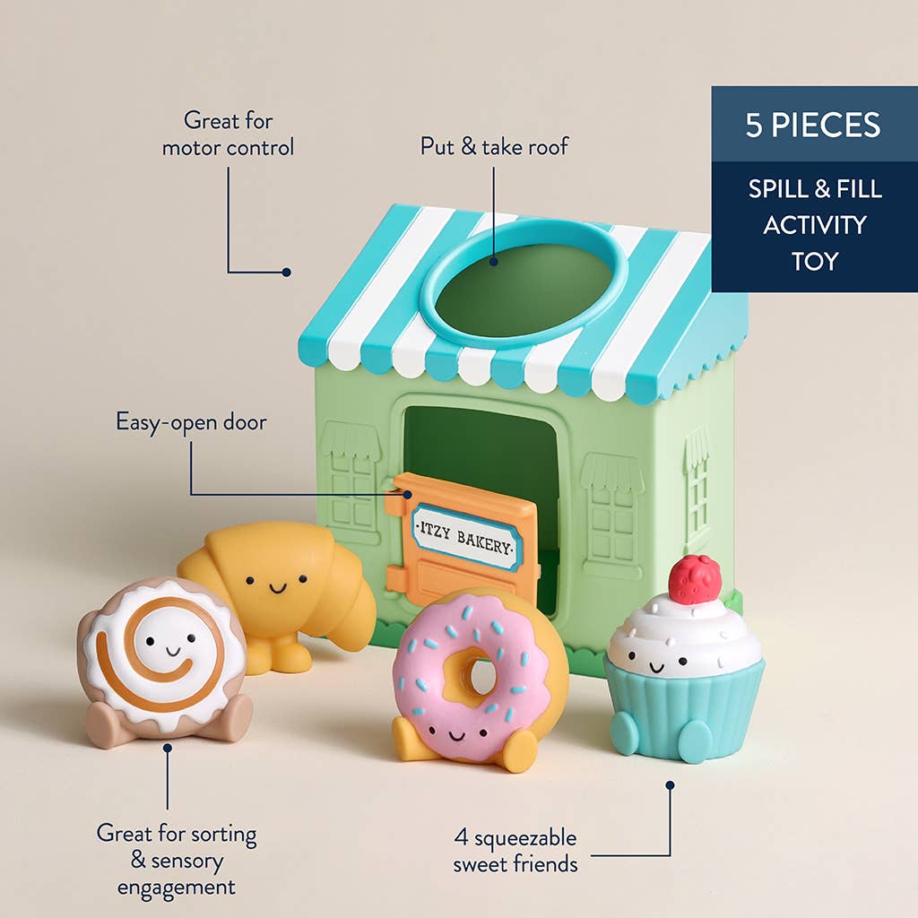 Itzy Ritzy - Spill and Fill Activity Toy: Itzy Play Bakery
