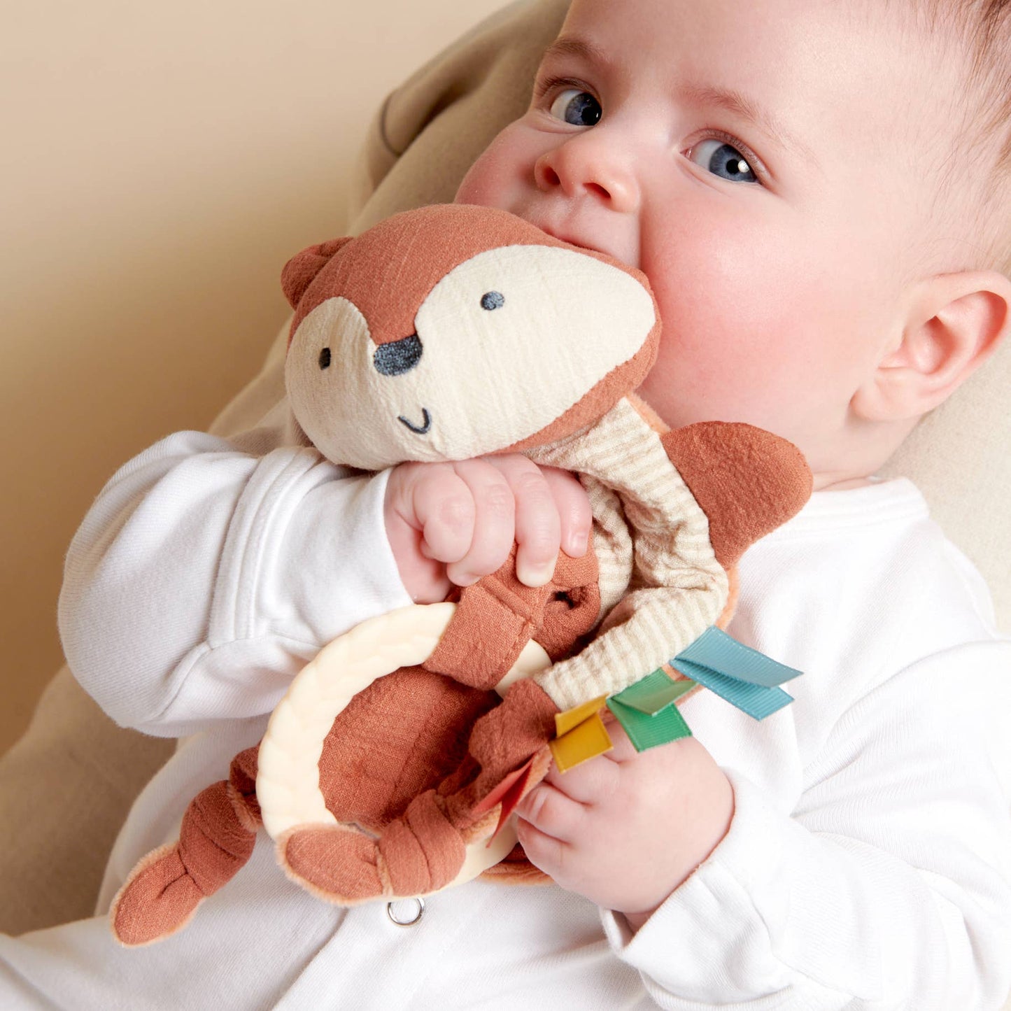 Itzy Ritzy - Bitzy Crinkle Sensory Toy With Teether