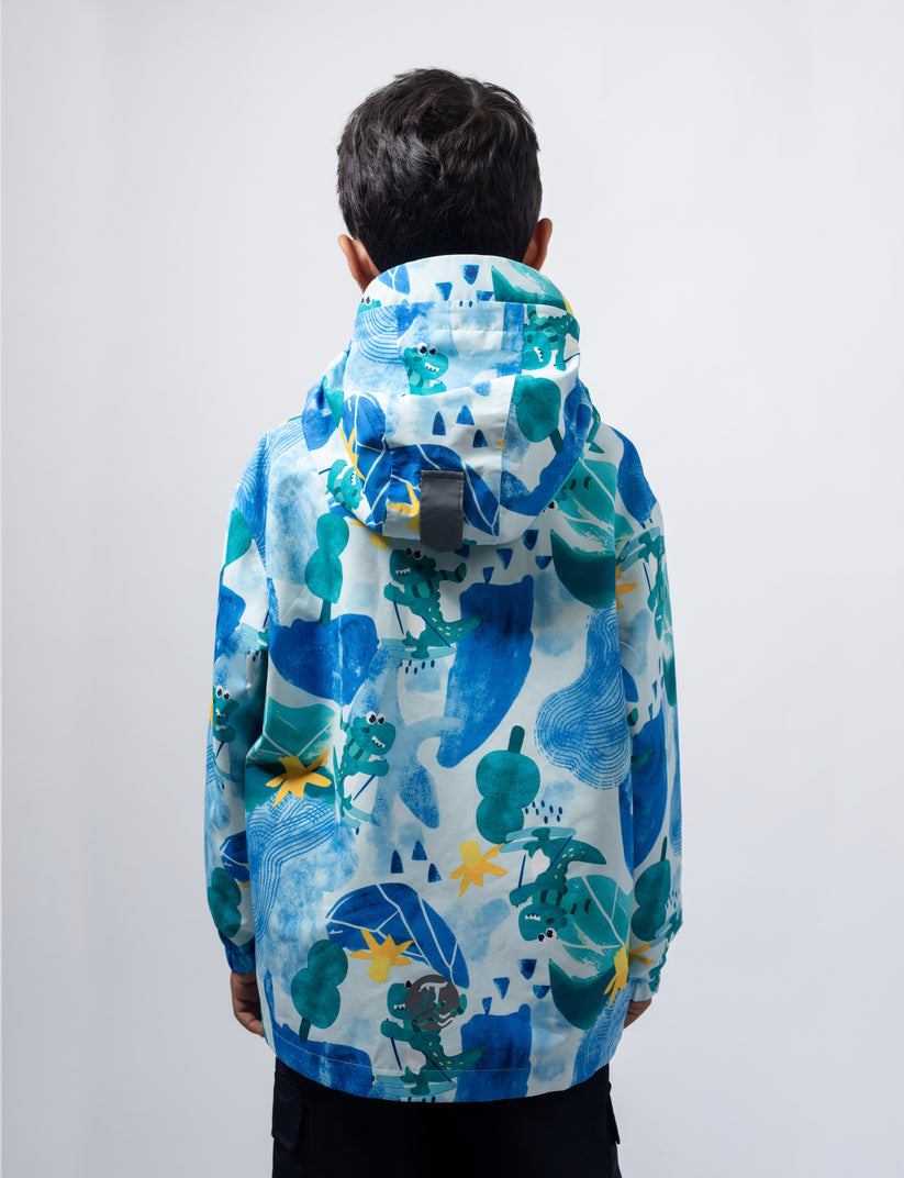 Walking Pi - Little Stanley Fleece Lined Rain Jacket