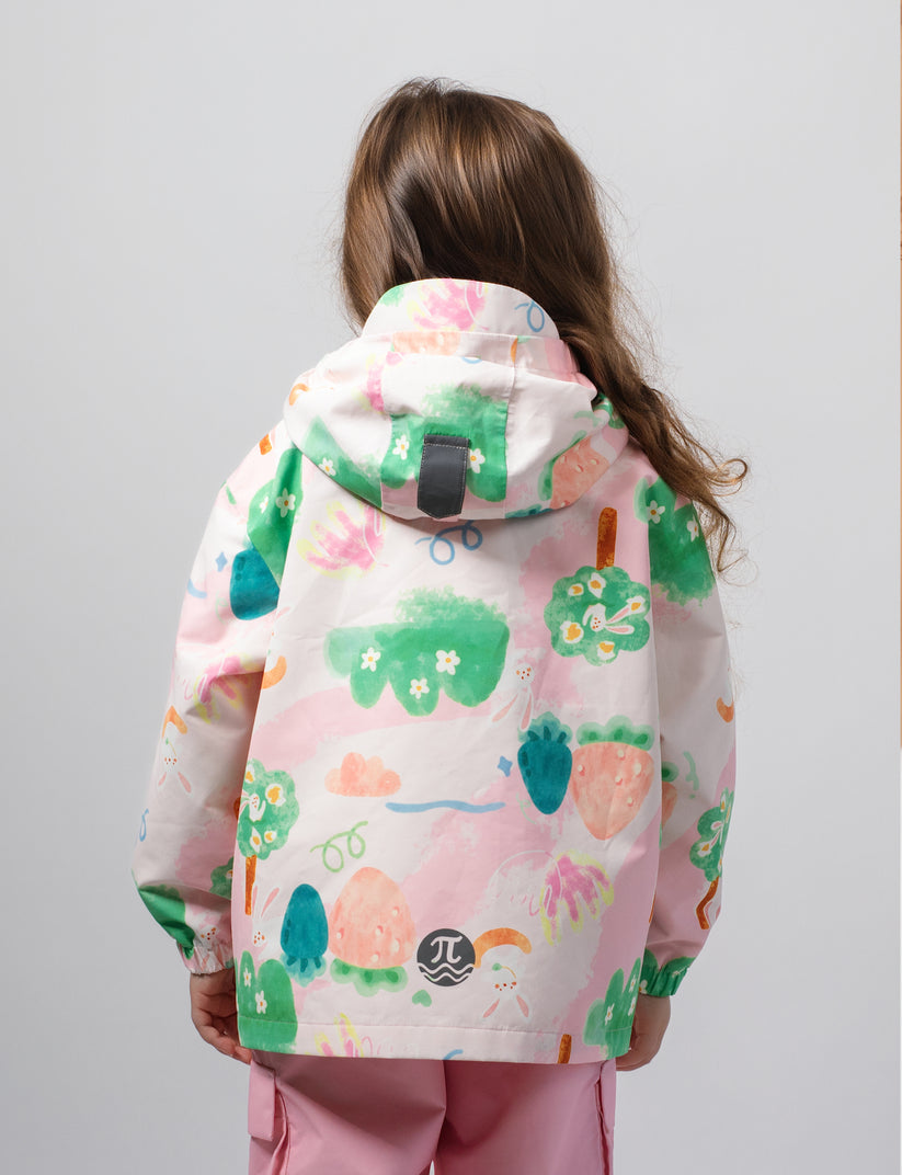 Walking Pi - Little Stanley Fleece Lined Rain Jacket