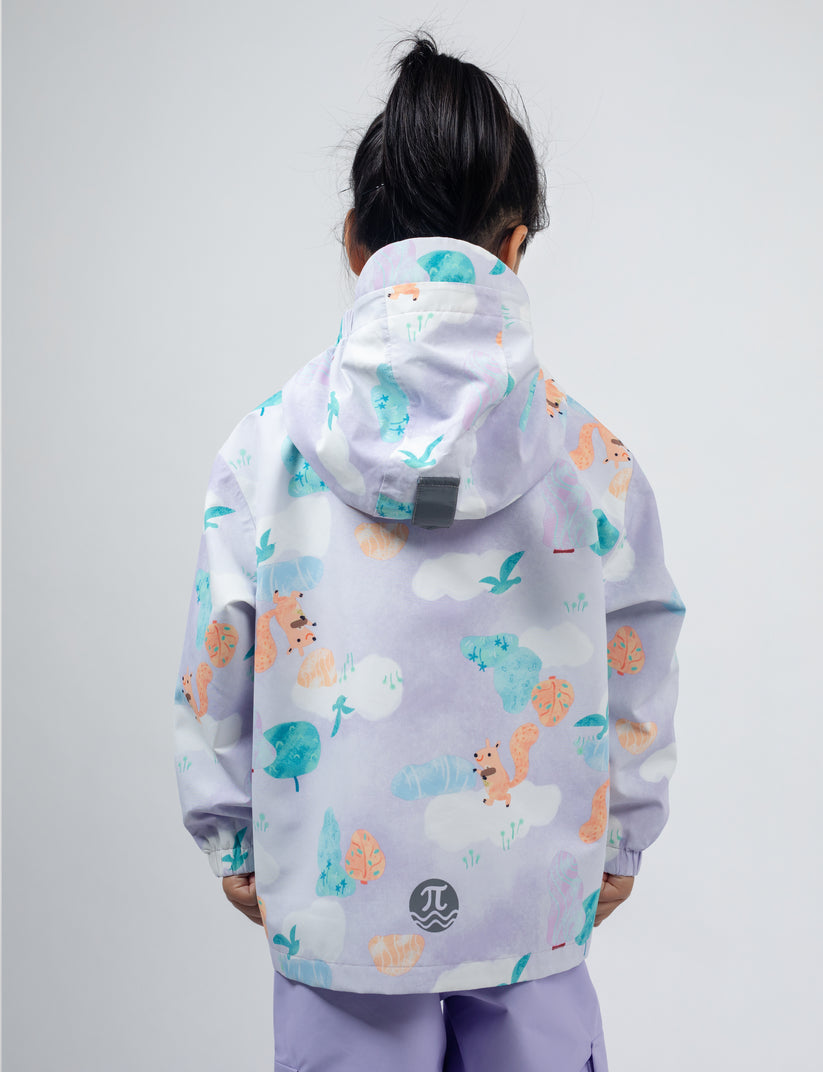 Walking Pi - Little Stanley Fleece Lined Rain Jacket