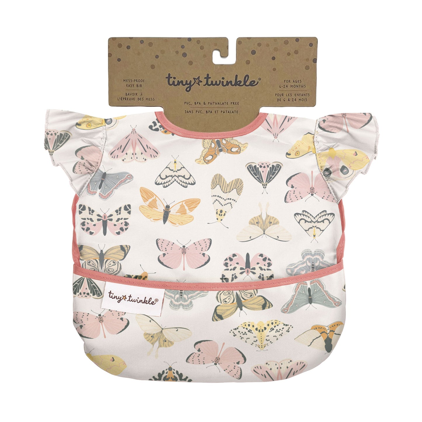 Tiny Twinkle  - Mess-proof Easy Bib Ruffle  - Single Bibs