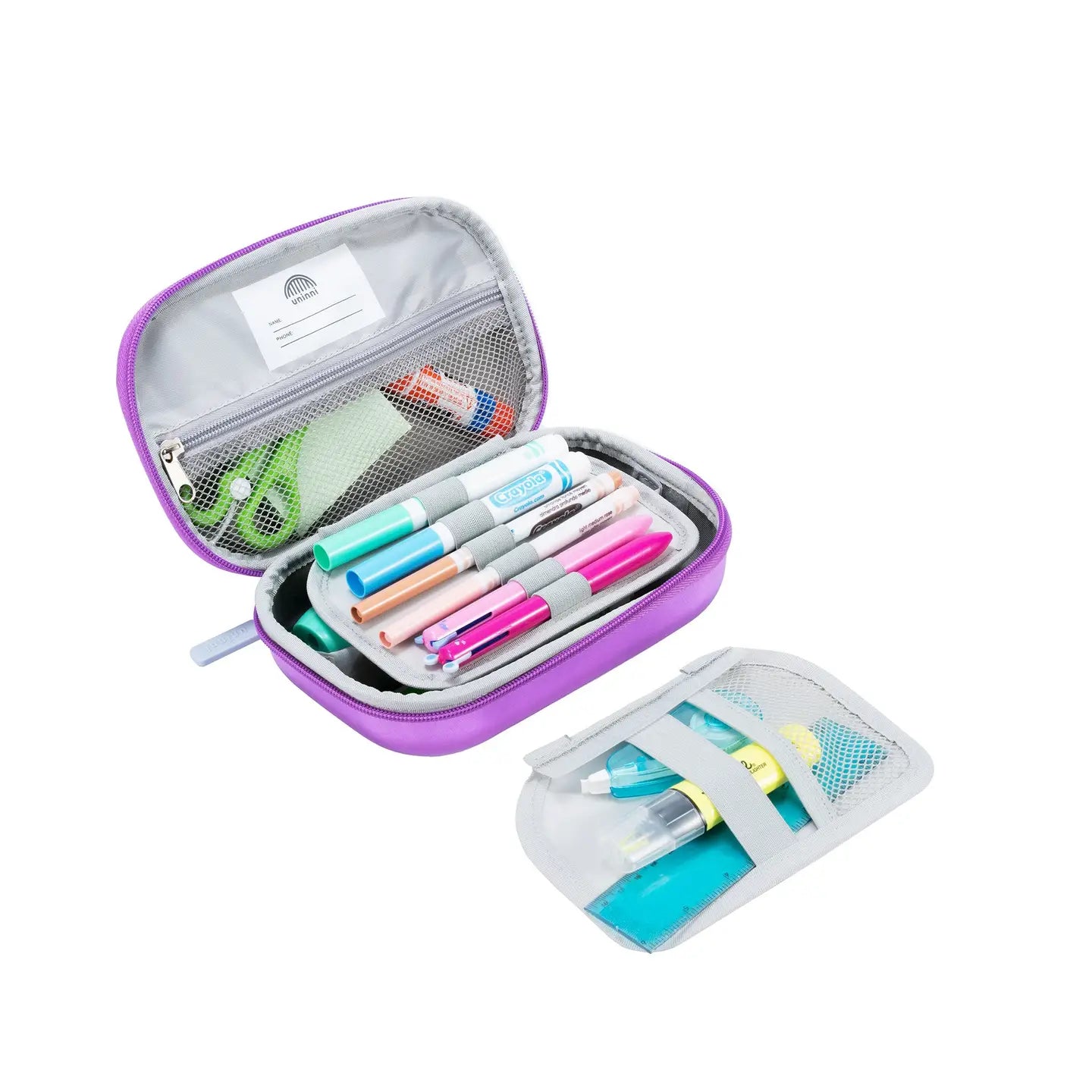 uninni - Arden Pencil Case - Metallic Lavender