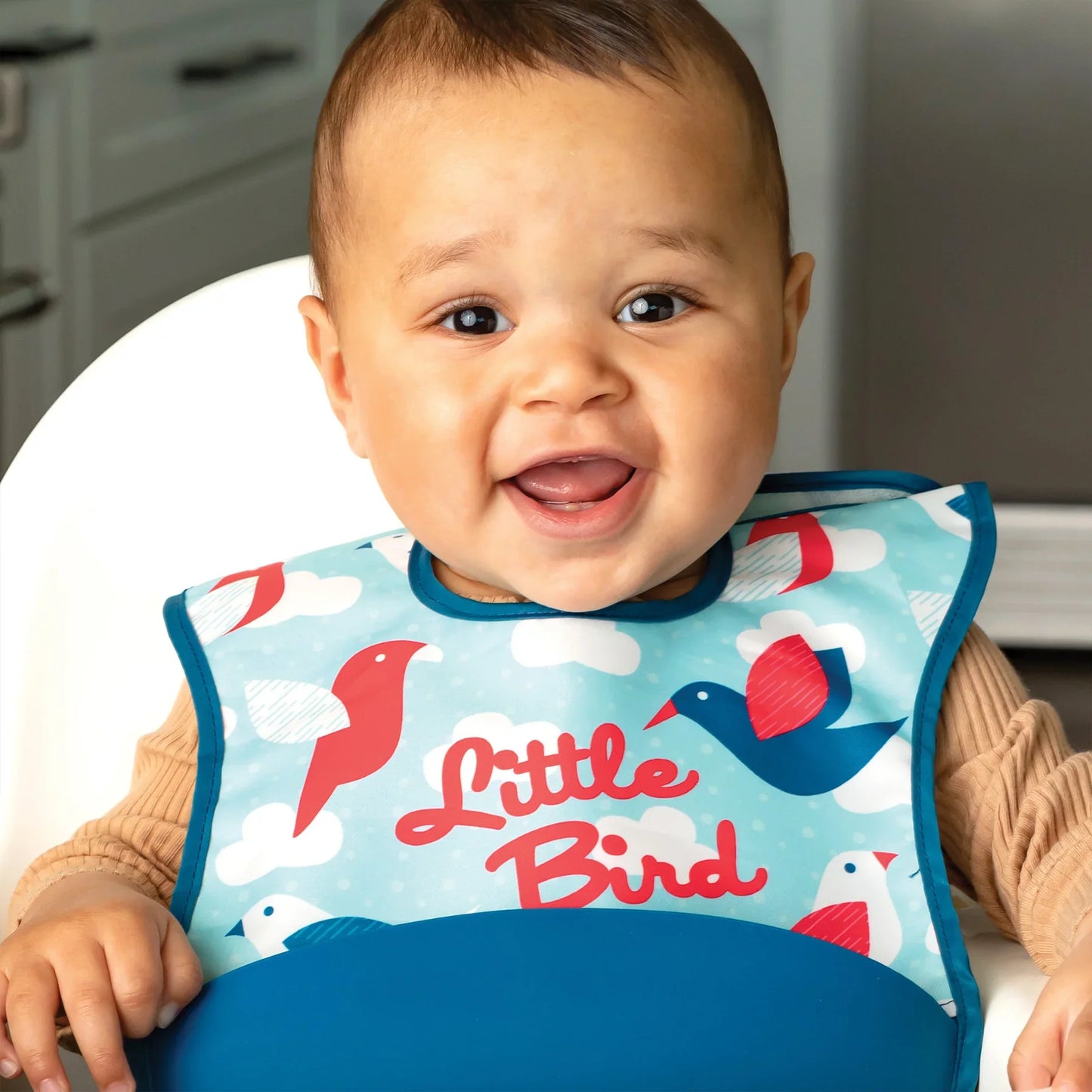 Tiny Twinkle - Mess-Proof Silicone Pocket Bib 2 Pack