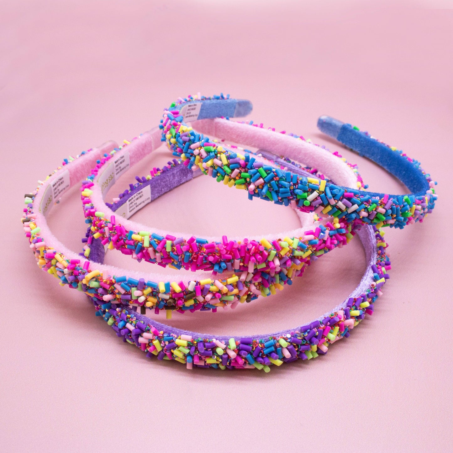 Frog Sac - Thin Sprinkle Headband - Non Slip Hair Accessories for Kids