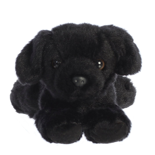 Aurora: Mini Flopsie - Blackie Labrador Dog Plush - 8"