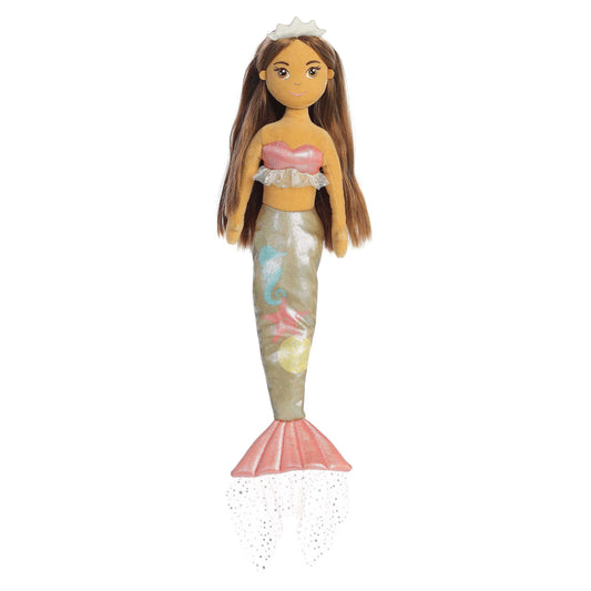 Aurora: Sea Sparkles - Coastal Sparkles - 18" Shelly Mermaid Plush Doll