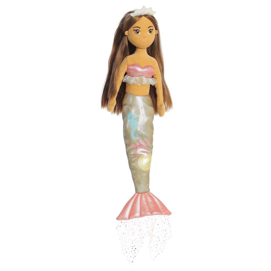 Aurora: Sea Sparkles - Coastal Sparkles - 18" Shelly Mermaid Plush Doll