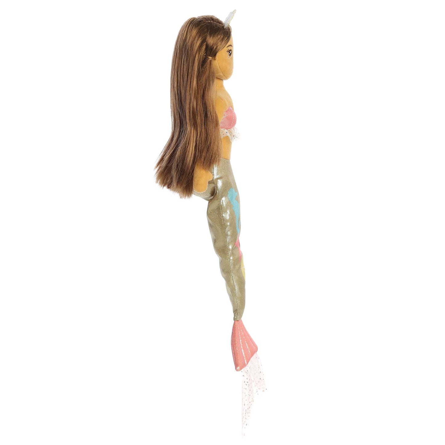 Aurora: Sea Sparkles - Coastal Sparkles - 18" Shelly Mermaid Plush Doll
