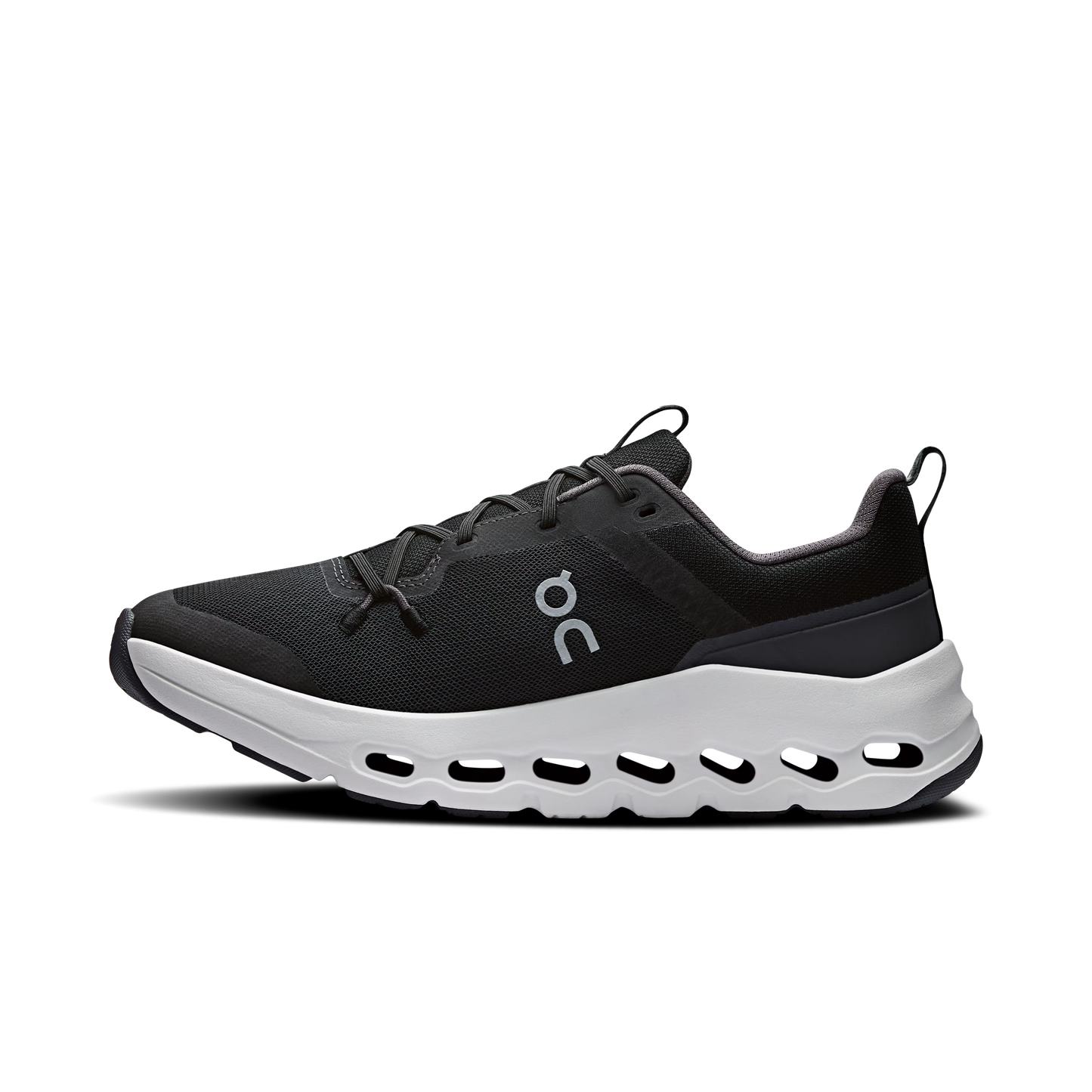 On Cloudleap Youth Running Shoe Black | White