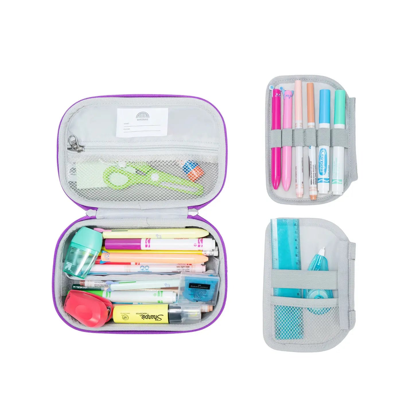 uninni - Arden Pencil Case - Metallic Lavender