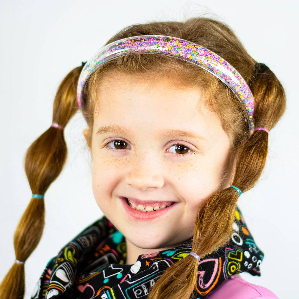 Frog Sac - Sparkly Glitter Headbands 4 Pack
