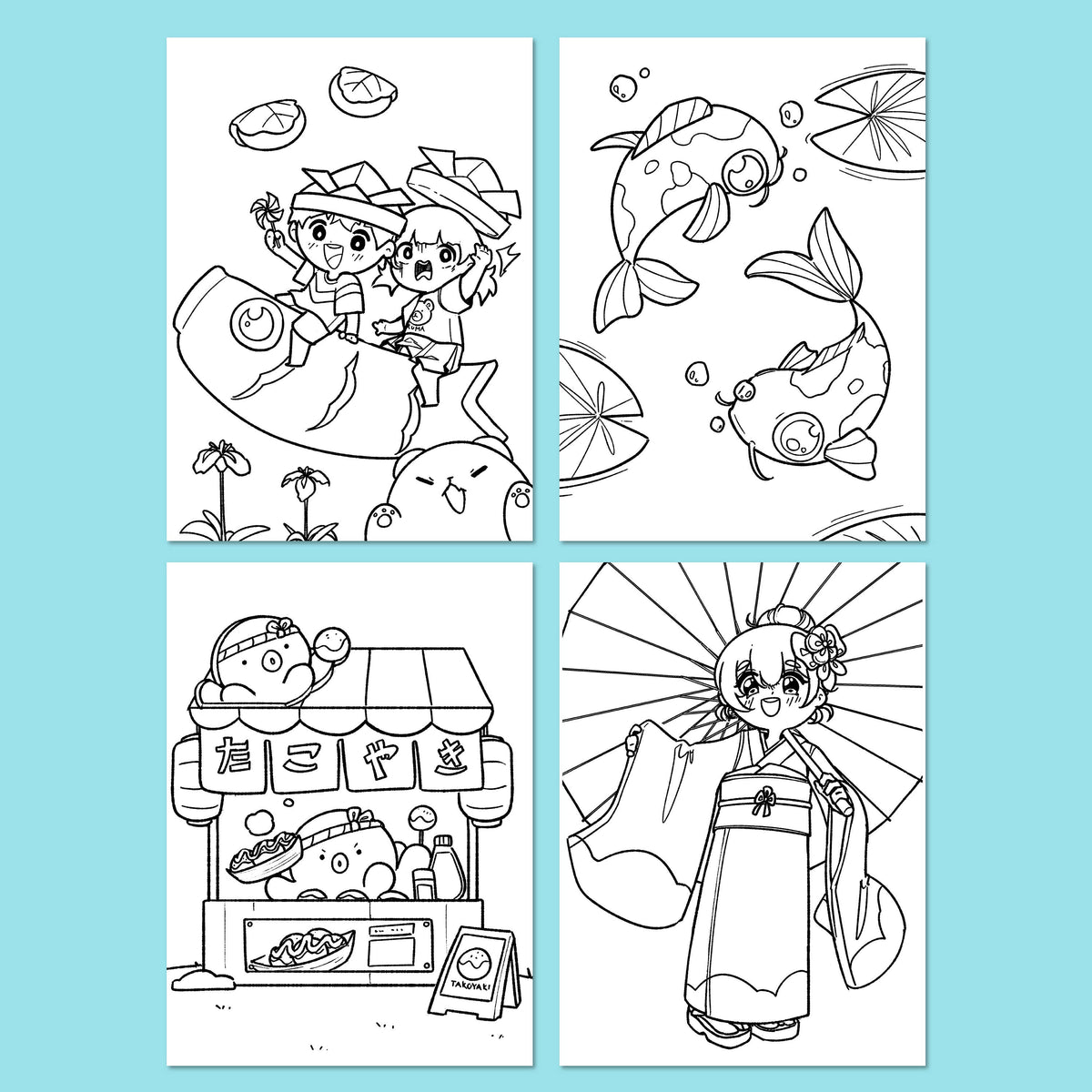 Faber-Castell / Creativity for Kids - Anime Drawing - Japanese Adventures Edition Coloring Book