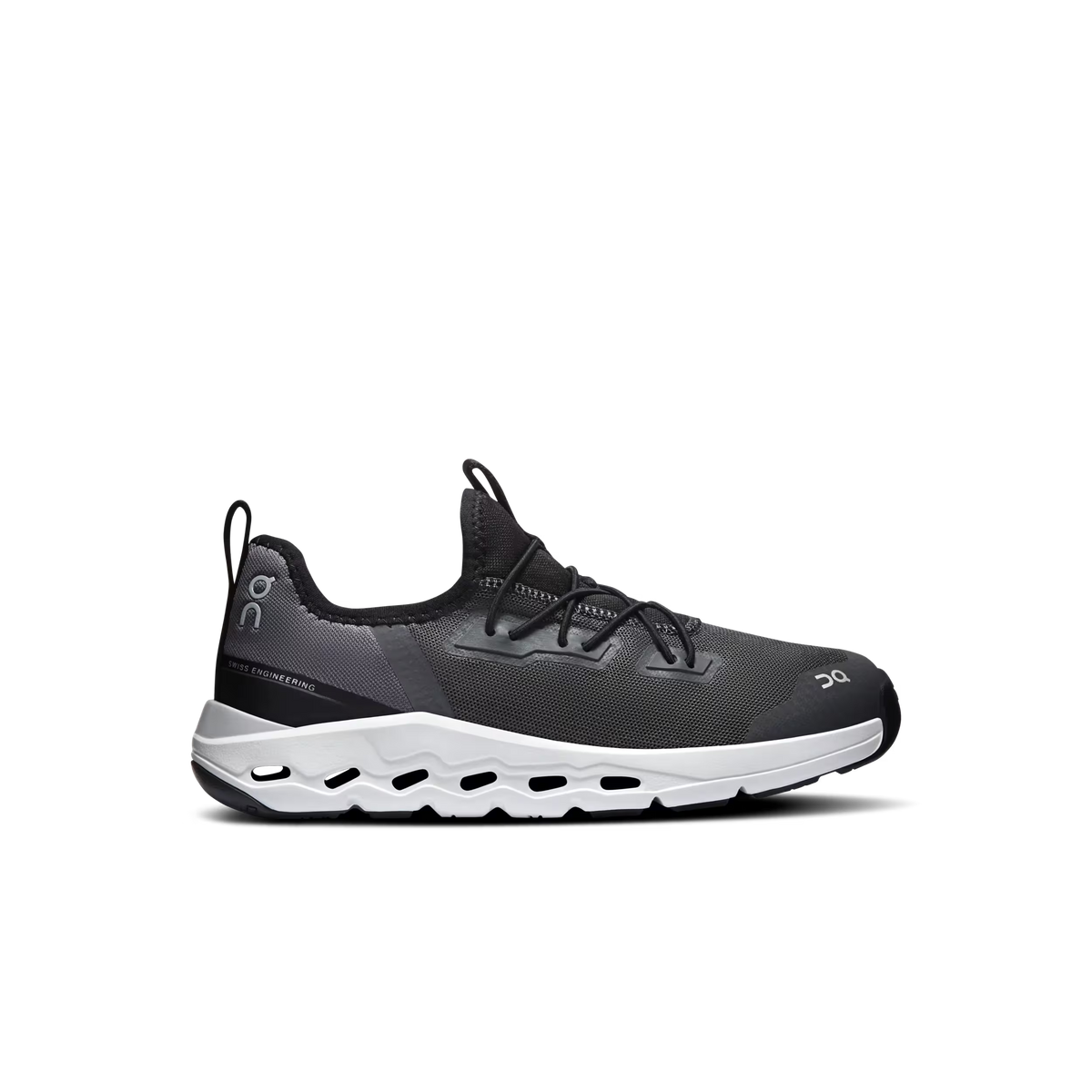 On Cloudleap Running Shoe Kids - Black | White