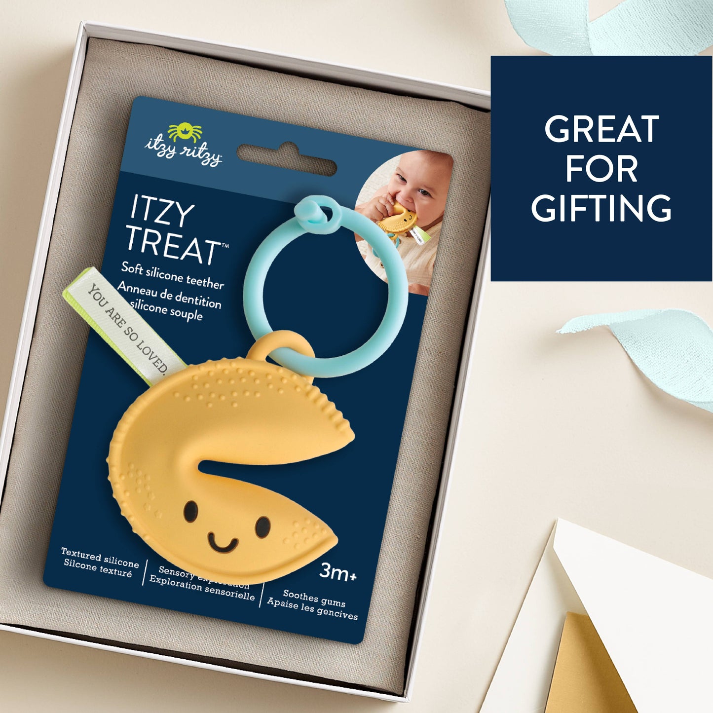 Itzy Ritzy - Fortune Cookie Itzy Treat Teething Toy