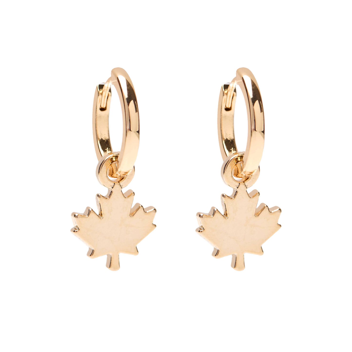 Foxy Originals - Maple Leaf Huggie Hoop Earrings