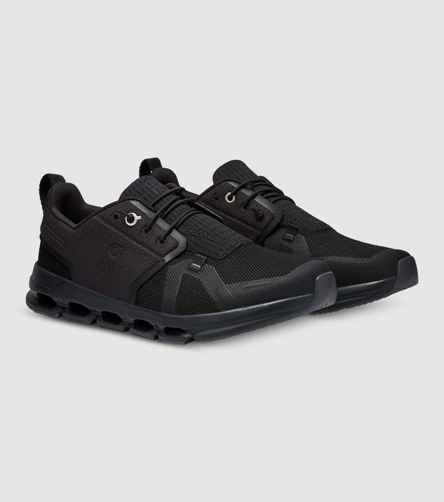 On Cloud Sky Youth Running Shoe All Black