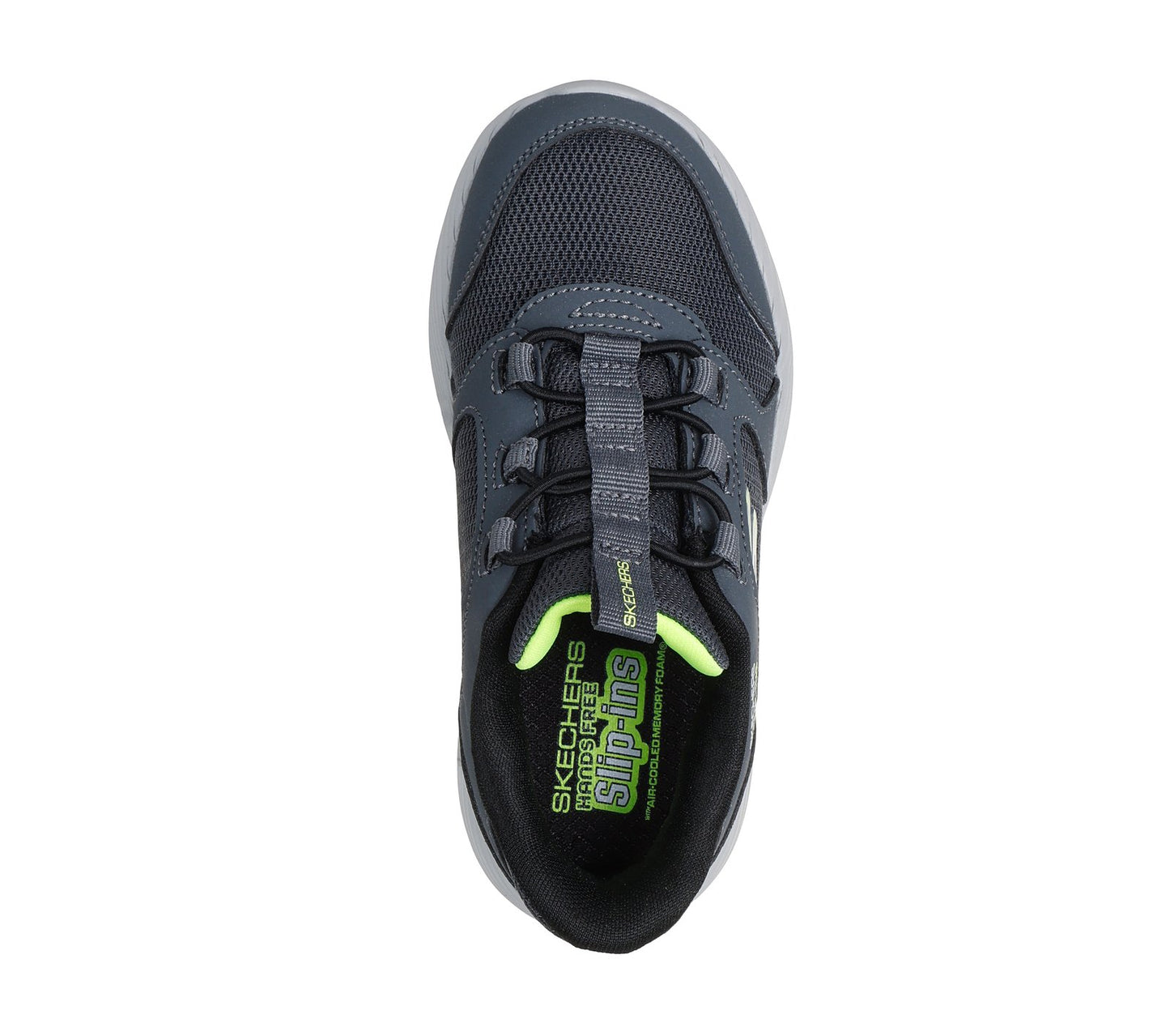Skechers - Slip-ins Dyna-Lite Turbo-Brisk Buddies - CHARCOAL/BLACK