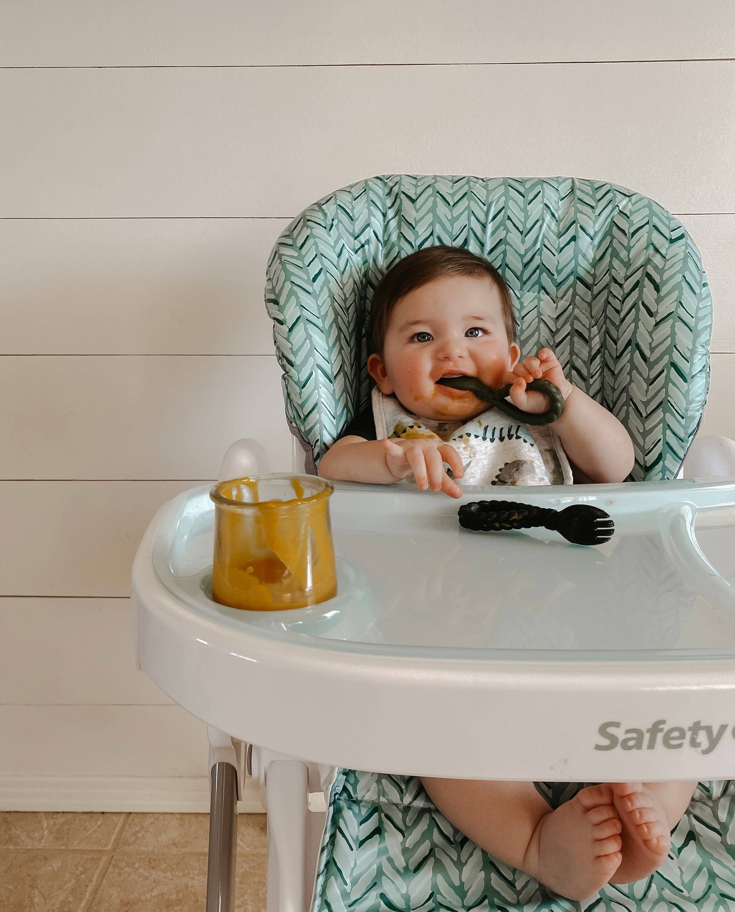 Itzy Ritzy - Sweetie Spoon + Fork Set: Buttercream + Toffee