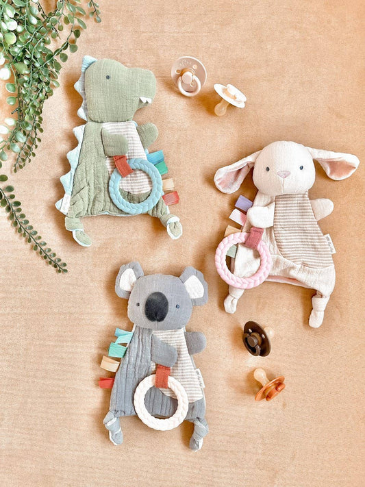 Itzy Ritzy - Bitzy Crinkle Sensory Toy With Teether